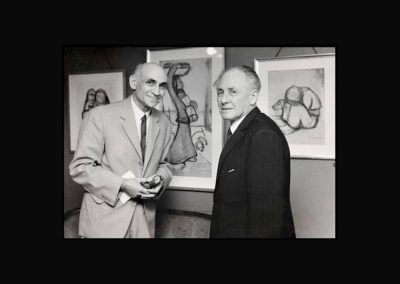 1967 | Con el director de la Orquesta Sinfónica Juvenil de Radio Nacional, Teodoro Fuchs - Galería Argentina